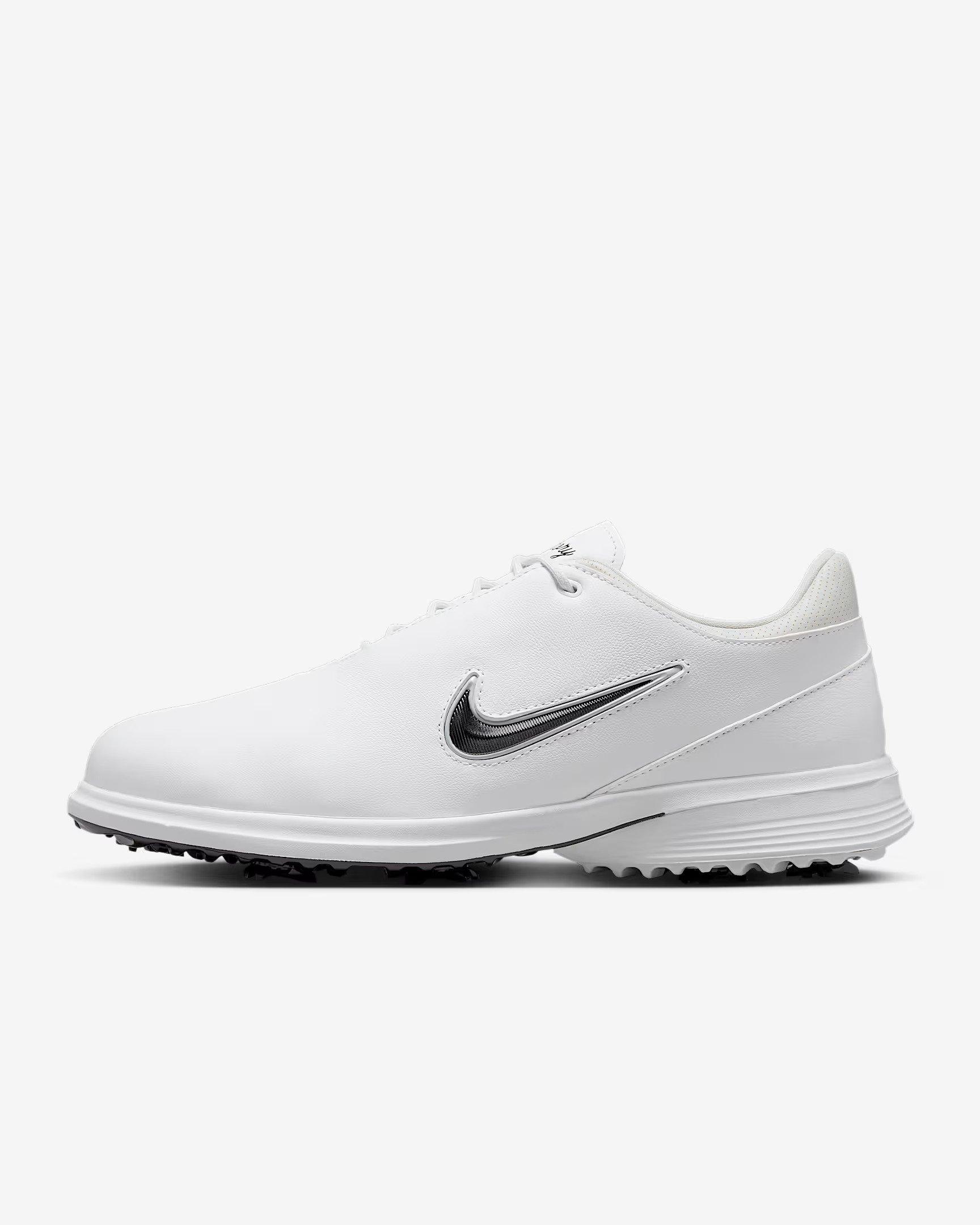 Victory Tour 4 Spiked Golf Shoe - White/Black | NIKE | Golf Shoes